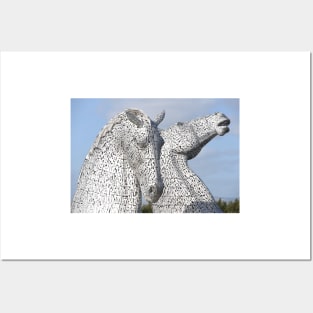 The Kelpies , Helix Park, Falkirk , Scotland Posters and Art